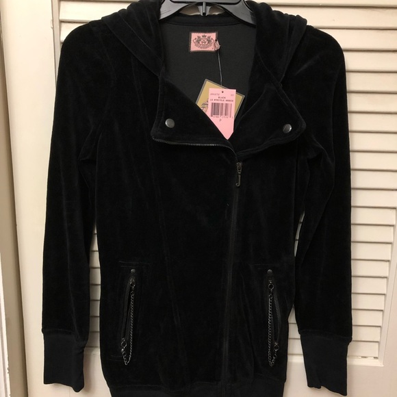 Juicy Couture Jackets & Blazers - NWT Juicy Velour Motorcycle Jacket Size: XS